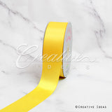 1 1/2" Single Face Satin Ribbon - 50 Yards (Daffodil)
