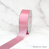 1 1/2" Single Face Satin Ribbon - 50 Yards (Dusty Pink)