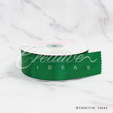 1 1/2" Single Face Satin Ribbon - 50 Yards (Emerald Green)