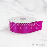 1 1/2" Single Face Satin Ribbon - 50 Yards (Fuchsia)