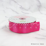 1 1/2" Single Face Satin Ribbon - 50 Yards (Hot Pink)
