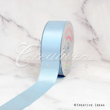 1 1/2" Single Face Satin Ribbon - 50 Yards (Light Blue)