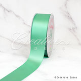 1 1/2" Single Face Satin Ribbon - 50 Yards (Mint Green)
