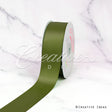 1 1/2" Single Face Satin Ribbon - 50 Yards (Moss Green)