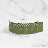 1 1/2" Single Face Satin Ribbon - 50 Yards (Moss Green)