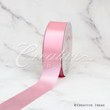 1 1/2" Single Face Satin Ribbon - 50 Yards (Pink)