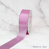 1 1/2" Single Face Satin Ribbon - 50 Yards (Rosy Mauve)