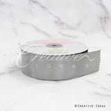 1 1/2" Single Face Satin Ribbon - 50 Yards (Silver)