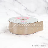 1 1/2" Single Face Satin Ribbon - 50 Yards (Toffee)