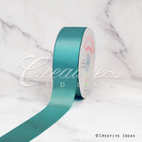 1 1/2" Single Face Satin Ribbon - 50 Yards (Tropic Blue)