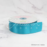 1 1/2" Single Face Satin Ribbon - 50 Yards (Turquoise)