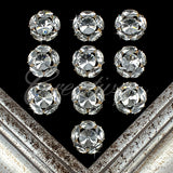 1 1/4" Orbit Rhinestone Accessories-10 Pcs (Gold)