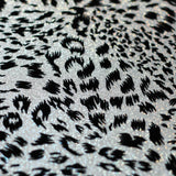 Stray Cat Nylon Spandex Fabric - Gold, Pink, Silver, Red Hologram Leopard Print, 58/60" Width (1 Yard)