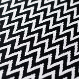 Chevron Foil Nylon Spandex Fabric - Black/White or Rainbow Chevron, 58/60" Width (1 Yard)