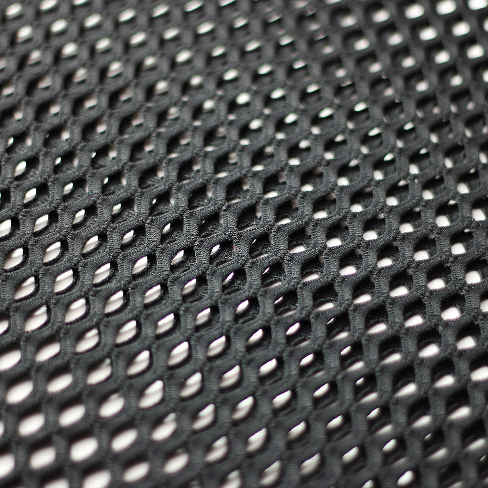 Diamond Mesh Polyester Spandex Fabric - Neon Pink, White, Red, Black Diamond Pattern, 58-60" Width (1 Yard)