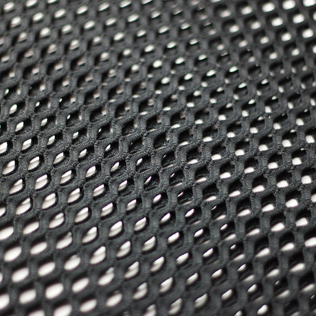 Diamond Mesh Polyester Spandex Fabric - Neon Pink, White, Red, Black Diamond Pattern, 58-60" Width (1 Yard)