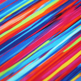 Sweet Stripes Nylon Spandex Fabric - Multicolor Striped, 58/60" Width (1 Yard)