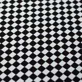 Motion Prints Mini Check Polyester Spandex Fabric - Red/White Mini Check Plaid, 58/60" Width (1 Yard)