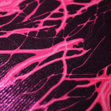 Lightning Bolt Nylon Spandex Fabric - Multi-Color Lightning Bolt Print, 58/60" Width (1 Yard)