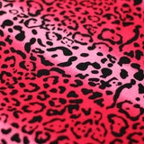 Cheetah Stripe Poly Spandex Fabric - Multicolor Cheetah Leopard Print, 58/60" Width (1 Yard)