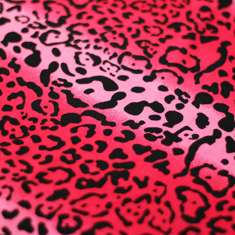 Cheetah Stripe Poly Spandex Fabric - Multicolor Cheetah Leopard Print, 58/60" Width (1 Yard)