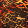 Animal Patch Polyester Spandex Fabric - Turquoise/Brown, Orange/Brown, Red/Black Animal Skin Print, 58/60" Width (1 Yard)