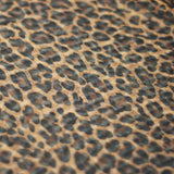 Jaguar Polyester Spandex Fabric - Brown Jaguar Skin Print, 58/60" Width (1 Yard)