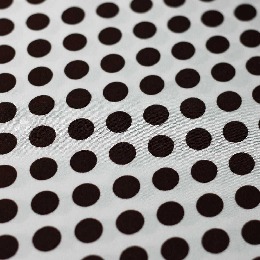 E-Z Dots Nylon Spandex Fabric - Large Polka Dots Print, 58/60" Width (1 Yard)