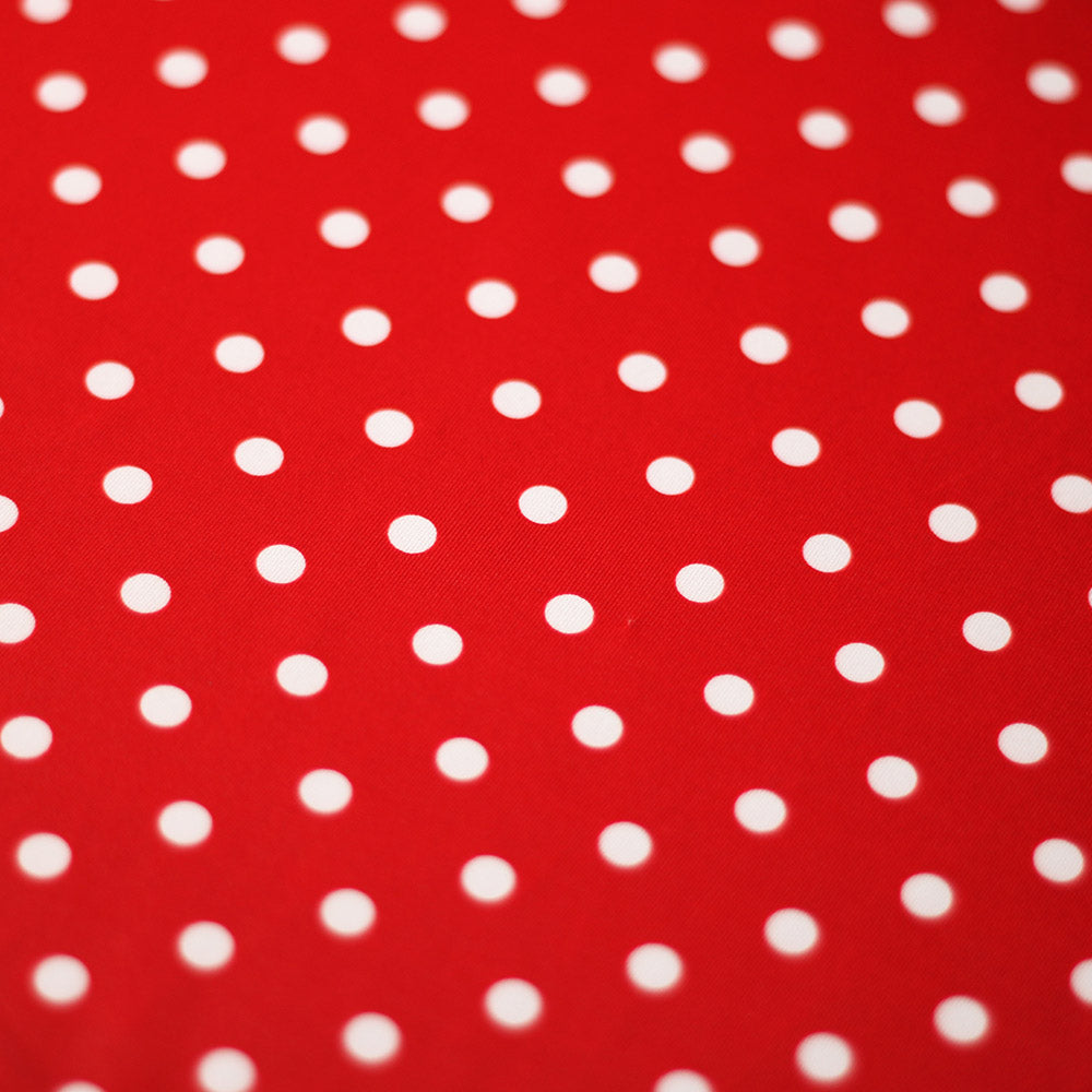 Dippin Dotz Poly Spandex Fabric - Small Polka Dots, Multiple Colors, 58/60" Width (1 Yard)