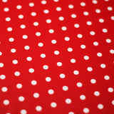 Dippin Dotz Poly Spandex Fabric - Small Polka Dots, Multiple Colors, 58/60" Width (1 Yard)