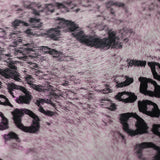 Animal Foil Polyester Spandex Fabric - Pink/Turquoise/Ivory, Jaguar Skin Print, 58/60" Width (1 Yard)
