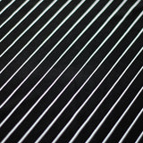 Gangsta Stripe Poly Spandex Fabric - Black/White Stripes, 58/60" Width (1 Yard)