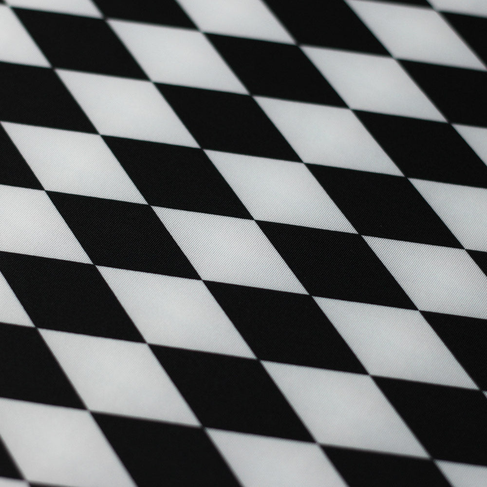 Harlequin Polyester Spandex Fabric - Diamond Print, Assorted Colors, 58-60" Width (1 Yard)