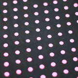 Polka Dots Nylon Spandex Fabric - Multiple Colors Small White Dots, 58/60" Width (1 Yard)