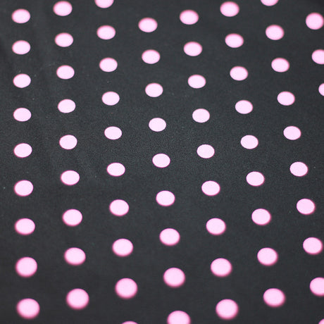 Polka Dots Nylon Spandex Fabric - Multiple Colors Small White Dots, 58/60" Width (1 Yard)