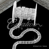 1/2" Gem Rails Rhinestone Chain-3 Yds (Silver)