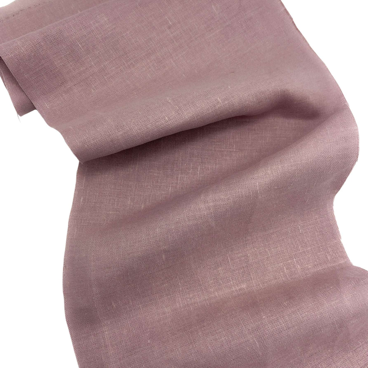 Dusty Rose Pink Linen Fabric - Dusty Rose Pink, 58" Width