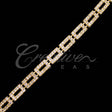 1/4" Rectangular Bar Bedazzle Trim-4.5 Meters (Gold)