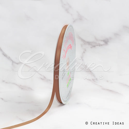 1/4" Single Face Satin-100 Yds (Acorn)