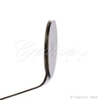 1/4" Satin With Gold Edge Ribbon - 50 Yards (Black)