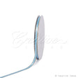1/4" Satin With Gold Edge Ribbon - 50 Yards (Blue Mist)