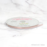 1/4" Single Face Satin Ribbon - 100 Yards (Oat)
