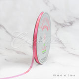 1/4" Single Face Satin Ribbon - 100 Yards (Baby Doll Pink)