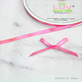 1/4" Single Face Satin Ribbon - 100 Yards (Baby Doll Pink)