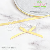 1/4" Single Face Satin Ribbon - 100 Yards (Baby Maize)
