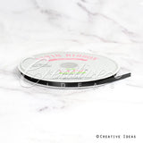1/4" Single Face Satin Ribbon - 100 Yards (Black)