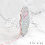 1/4" Single Face Satin Ribbon - 100 Yards (Blush)