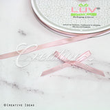 1/4" Single Face Satin Ribbon - 100 Yards (Blush)