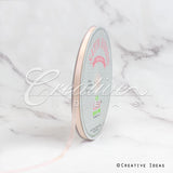 1/4" Single Face Satin Ribbon - 100 Yards (Butter Cream)