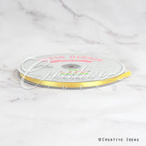 1/4" Single Face Satin Ribbon - 100 Yards (Canary)